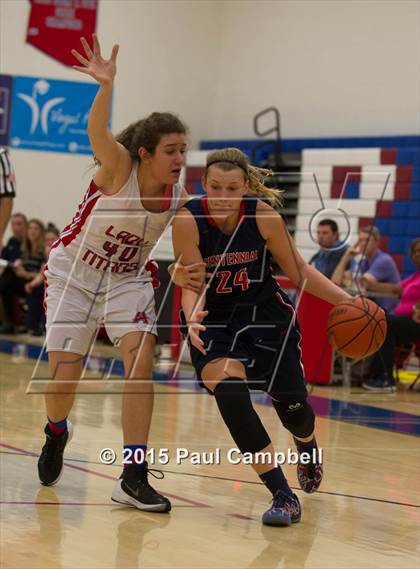 Thumbnail 1 in Arcadia vs Centennial (Arcadia Lady Hoops Tournament) photogallery.