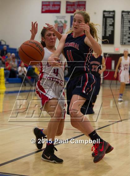 Thumbnail 1 in Arcadia vs Centennial (Arcadia Lady Hoops Tournament) photogallery.