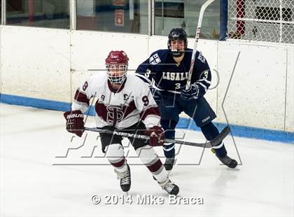 Thumbnail 1 in La Salle College vs St. Joseph's Collegiate Institute (Mount St Charles Face-Off) photogallery.
