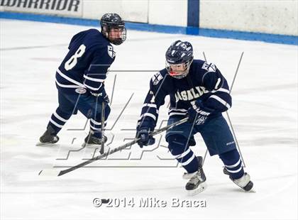 Thumbnail 2 in La Salle College vs St. Joseph's Collegiate Institute (Mount St Charles Face-Off) photogallery.