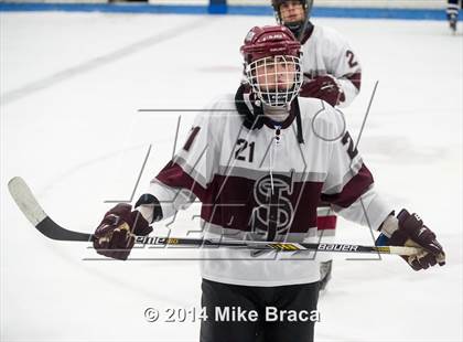 Thumbnail 1 in La Salle College vs St. Joseph's Collegiate Institute (Mount St Charles Face-Off) photogallery.