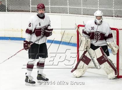 Thumbnail 2 in La Salle College vs St. Joseph's Collegiate Institute (Mount St Charles Face-Off) photogallery.