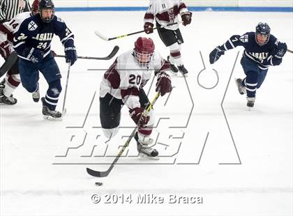 Thumbnail 3 in La Salle College vs St. Joseph's Collegiate Institute (Mount St Charles Face-Off) photogallery.