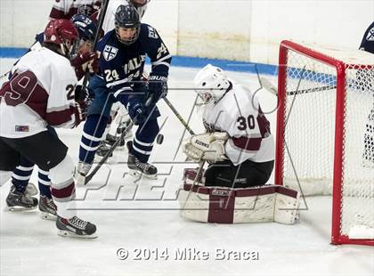 Thumbnail 3 in La Salle College vs St. Joseph's Collegiate Institute (Mount St Charles Face-Off) photogallery.
