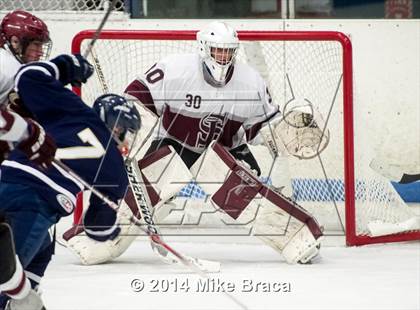 Thumbnail 3 in La Salle College vs St. Joseph's Collegiate Institute (Mount St Charles Face-Off) photogallery.
