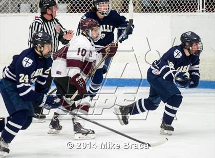 Thumbnail 1 in La Salle College vs St. Joseph's Collegiate Institute (Mount St Charles Face-Off) photogallery.