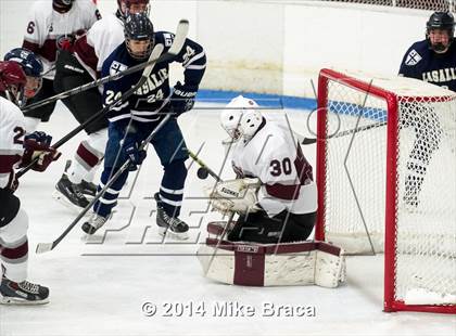 Thumbnail 2 in La Salle College vs St. Joseph's Collegiate Institute (Mount St Charles Face-Off) photogallery.