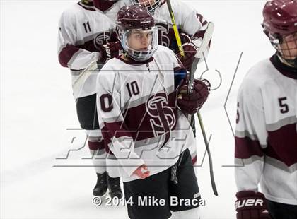 Thumbnail 3 in La Salle College vs St. Joseph's Collegiate Institute (Mount St Charles Face-Off) photogallery.