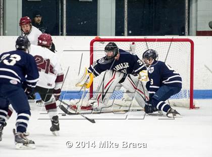 Thumbnail 1 in La Salle College vs St. Joseph's Collegiate Institute (Mount St Charles Face-Off) photogallery.