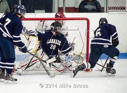Thumbnail 3 in La Salle College vs St. Joseph's Collegiate Institute (Mount St Charles Face-Off) photogallery.