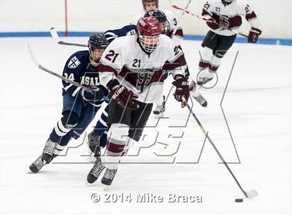 Thumbnail 3 in La Salle College vs St. Joseph's Collegiate Institute (Mount St Charles Face-Off) photogallery.