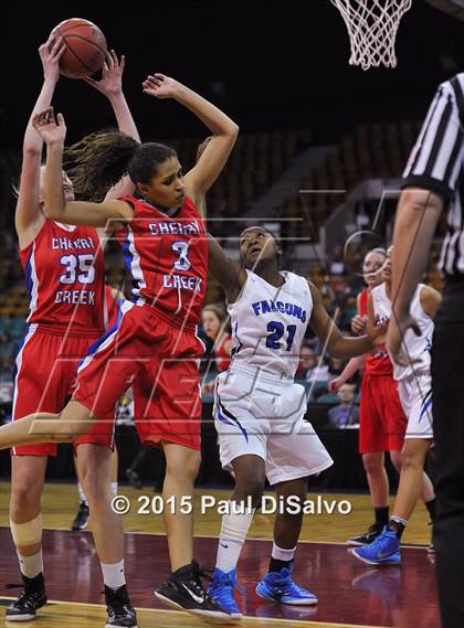 Thumbnail 1 in Highlands Ranch vs. Cherry Creek (CHSAA 5A Great 8) photogallery.