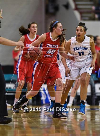 Thumbnail 2 in Highlands Ranch vs. Cherry Creek (CHSAA 5A Great 8) photogallery.