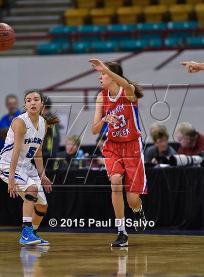 Thumbnail 1 in Highlands Ranch vs. Cherry Creek (CHSAA 5A Great 8) photogallery.