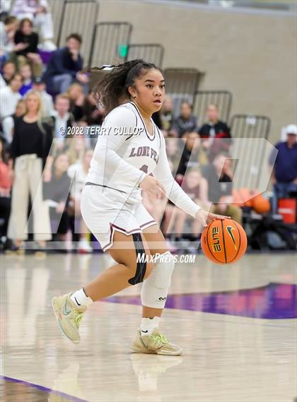 Thumbnail 3 in Lone Peak vs. Sierra Canyon (Utah Holiday Hoopfest) photogallery.