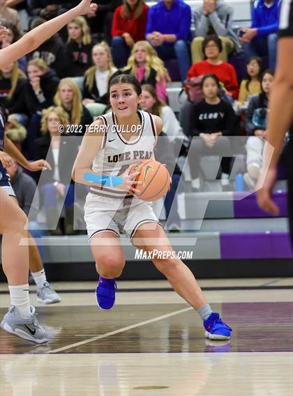 Thumbnail 2 in Lone Peak vs. Sierra Canyon (Utah Holiday Hoopfest) photogallery.