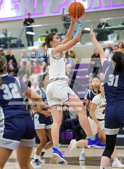 Thumbnail 3 in Lone Peak vs. Sierra Canyon (Utah Holiday Hoopfest) photogallery.