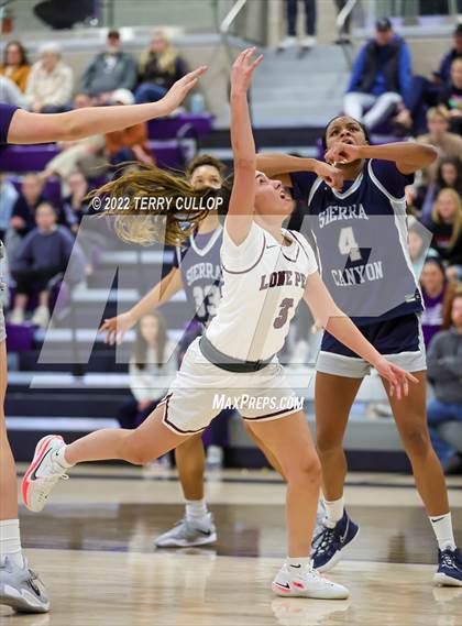 Thumbnail 2 in Lone Peak vs. Sierra Canyon (Utah Holiday Hoopfest) photogallery.