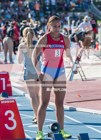 Thumbnail 1 in CIF State Track and Field Championships (Girls Track Events Prelims) photogallery.