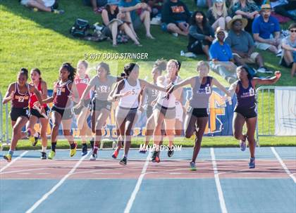Thumbnail 1 in CIF State Track and Field Championships (Girls Track Events Prelims) photogallery.