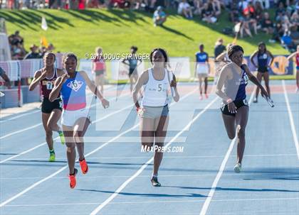 Thumbnail 1 in CIF State Track and Field Championships (Girls Track Events Prelims) photogallery.