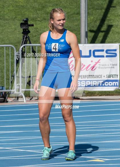 Thumbnail 1 in CIF State Track and Field Championships (Girls Track Events Prelims) photogallery.