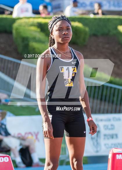 Thumbnail 1 in CIF State Track and Field Championships (Girls Track Events Prelims) photogallery.