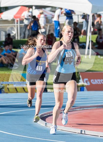 Thumbnail 1 in CIF State Track and Field Championships (Girls Track Events Prelims) photogallery.