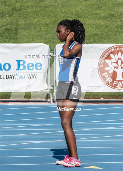 Thumbnail 2 in CIF State Track and Field Championships (Girls Track Events Prelims) photogallery.