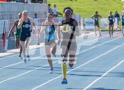 Thumbnail 1 in CIF State Track and Field Championships (Girls Track Events Prelims) photogallery.