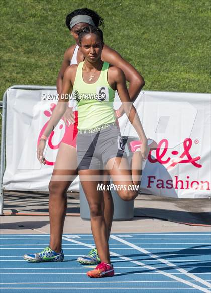 Thumbnail 2 in CIF State Track and Field Championships (Girls Track Events Prelims) photogallery.