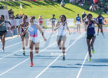 Thumbnail 3 in CIF State Track and Field Championships (Girls Track Events Prelims) photogallery.