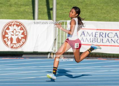 Thumbnail 2 in CIF State Track and Field Championships (Girls Track Events Prelims) photogallery.