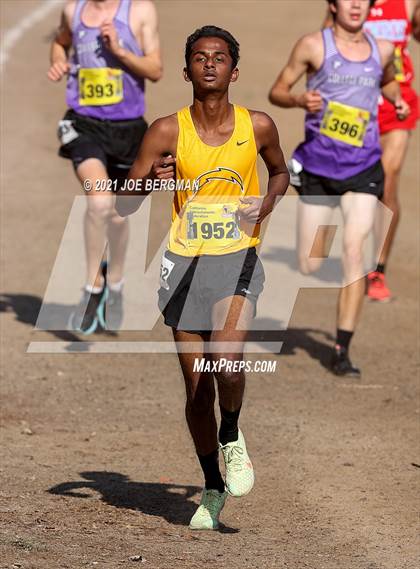 Thumbnail 2 in CIF State Cross Country Championships (Boys D2 Race) photogallery.