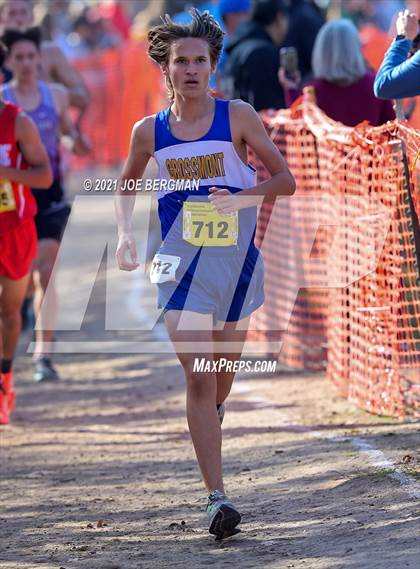 Thumbnail 1 in CIF State Cross Country Championships (Boys D2 Race) photogallery.