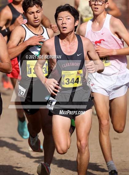 Thumbnail 3 in CIF State Cross Country Championships (Boys D2 Race) photogallery.
