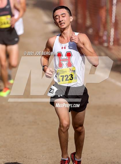 Thumbnail 2 in CIF State Cross Country Championships (Boys D2 Race) photogallery.