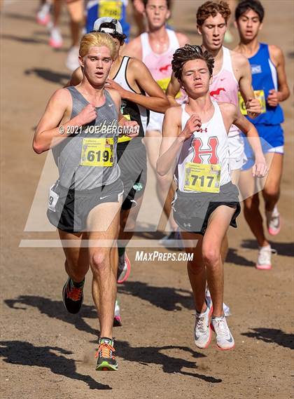 Thumbnail 3 in CIF State Cross Country Championships (Boys D2 Race) photogallery.