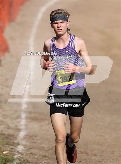 Thumbnail 1 in CIF State Cross Country Championships (Boys D2 Race) photogallery.