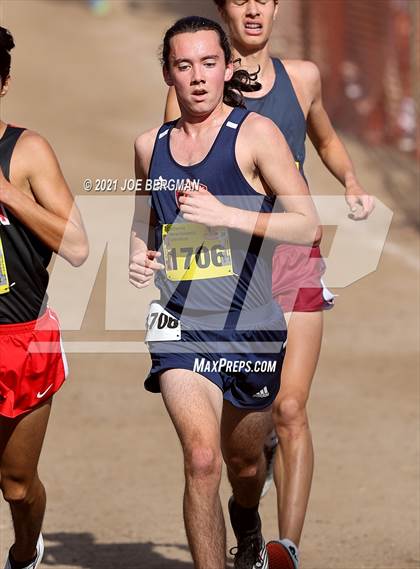 Thumbnail 2 in CIF State Cross Country Championships (Boys D2 Race) photogallery.