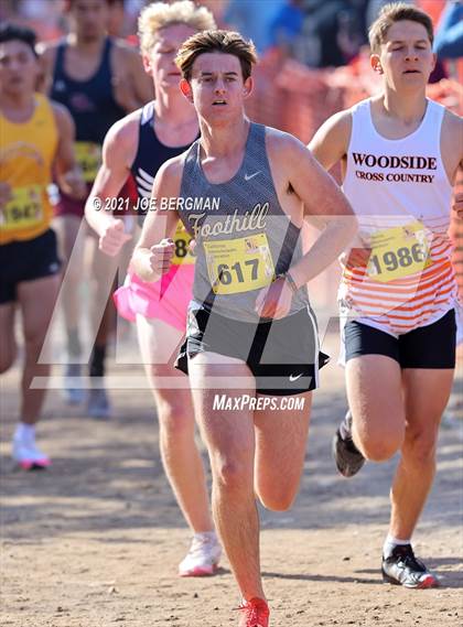 Thumbnail 1 in CIF State Cross Country Championships (Boys D2 Race) photogallery.