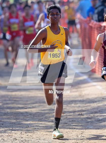 Thumbnail 2 in CIF State Cross Country Championships (Boys D2 Race) photogallery.