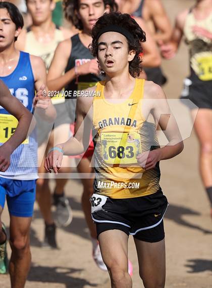 Thumbnail 1 in CIF State Cross Country Championships (Boys D2 Race) photogallery.