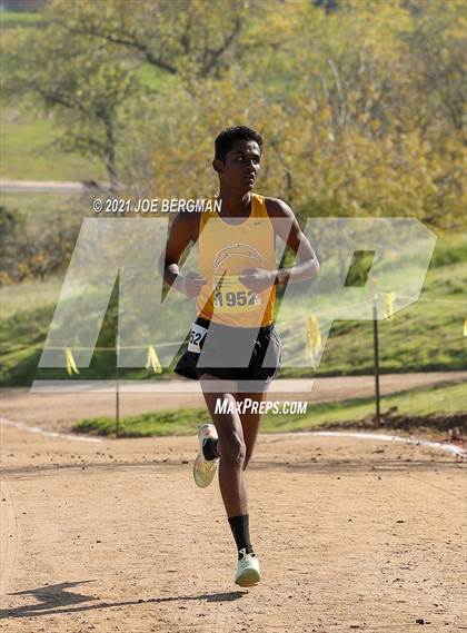 Thumbnail 3 in CIF State Cross Country Championships (Boys D2 Race) photogallery.