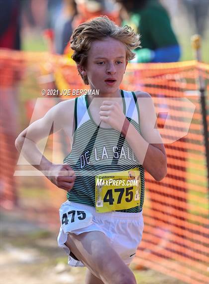 Thumbnail 1 in CIF State Cross Country Championships (Boys D2 Race) photogallery.