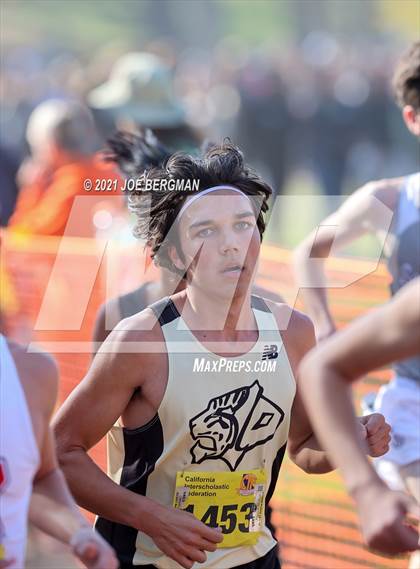 Thumbnail 3 in CIF State Cross Country Championships (Boys D2 Race) photogallery.