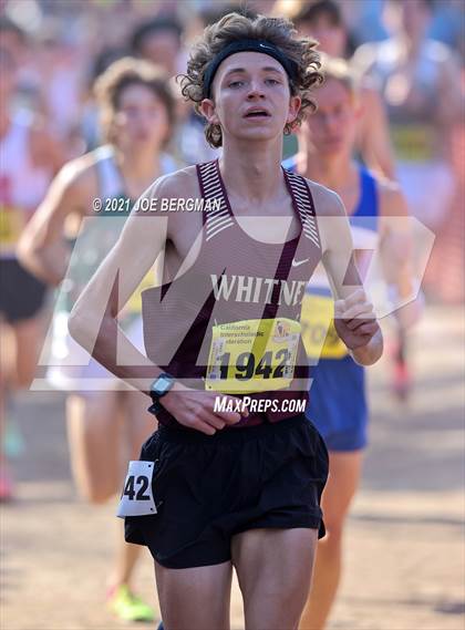 Thumbnail 3 in CIF State Cross Country Championships (Boys D2 Race) photogallery.