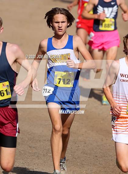 Thumbnail 3 in CIF State Cross Country Championships (Boys D2 Race) photogallery.