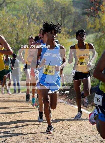 Thumbnail 3 in CIF State Cross Country Championships (Boys D2 Race) photogallery.