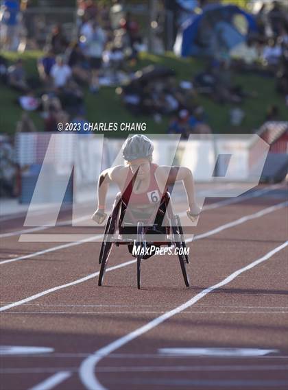 Thumbnail 3 in CIF State Final (Mixed 400 Wheelchair Final) photogallery.